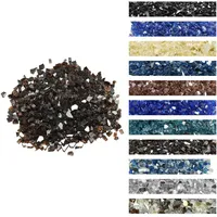 Vevor Feuerglas, 4,5 kg, Glassteine, 12,7 mm reflektierende Feuerstellen-Glasperlen,