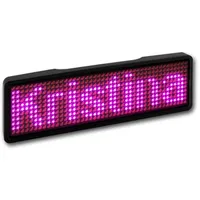 BerryBase LED Name Tag, 11x44 Pixel, USB-C - Rahmen: