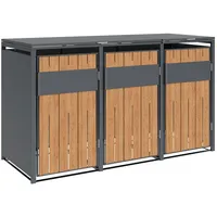 Westmann Mülltonnenbox Varius 3 198 x 116 cm grau