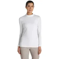 Craghoppers Nosilife Mock Neck Langarm-T-Shirt Weiß 38
