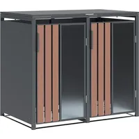 Westmann Status 2 Metall Mülltonnenbox 2er 2x240 L Anthrazit