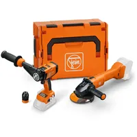 Fein Vorteils-Combo Akku Akku-Bohrschrauber ASCM 18-4 QM AS& Akku-Winkelschleif