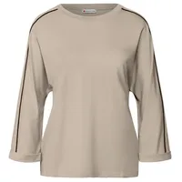 STREET ONE Langarmshirt in morning beige | Gr.: 40
