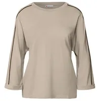 STREET ONE Langarmshirt in morning beige | Gr.: 38