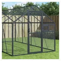 VidaXL Vogelkäfig Voliere Anthrazit 179 x 100 x 185