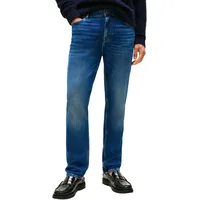 Tommy Hilfiger Straight Fit Jeans aus Baumwoll-Mix, blau, 33/34