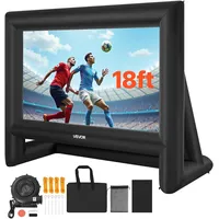 Vevor aufblasbare Filmleinwand Projektion Beamer Leinwand aus 600D, Projektionsleinwand