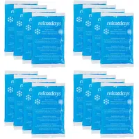 Relaxdays Kühlpad 16er Set 9 x 15 cm