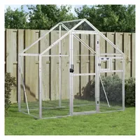 VidaXL Voliere Silbern 179 x 100 x 185 cm