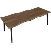 Mendler Esszimmertisch HWC-O60, Ausziehtisch Esstisch, Eisen MDF ausziehbar 160-220cm