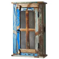 MASSIVMOEBEL24.DE Hängeschrank Altholz 44x21x71 mehrfarbig lackiert NATURE OF SPIRIT