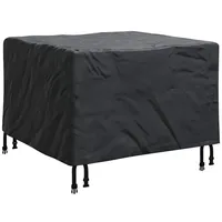 VidaXL Schutzhülle für Gartenmöbel Schwarz 82 x 82 x