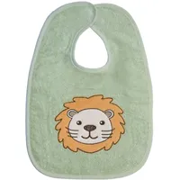 Wörner Lätzchen WÖRNER "löwe helloliv Klettlatz", Baby, grün (helloliv),