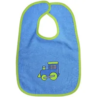 Wörner Lätzchen WÖRNER "Lok Klettlatz", Baby, ozean, Baumwolle, Lätzchen,