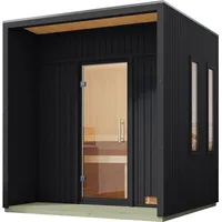 Karibu Nadira inkl. 9 kW Ofen + int. Steuerung