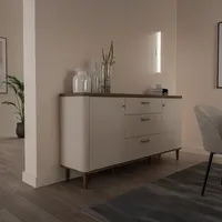 Forte LACETTI B/H/T 179,8/91,7/41,2 cm Echtholzfüße