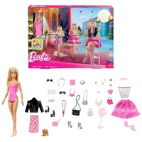 Mattel Barbie Modepuppe Adventskalender 2023 JFL63 bunt