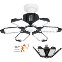 Vevor 2er-Pack LED-Garagenleuchten, 15000 lm, 6500 K, Bewegungsmelder-Garagendeckenleuchte mit