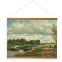 Art for the home Poster, mehrfarbig), Textil, Landschaft/Berg, Rechteckig,