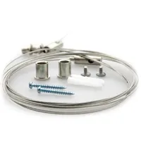 ISOLED Seilabhängung (2 Stk) für Wannenleuchten mit Deckenverschraubung und