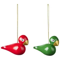 Kay Bojesen Denmark Kay Bojesen Birds Dekofigur Weihnachtsvögel 2er