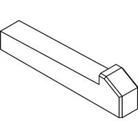 Industrial Quality Supplies DIN 6887 Nasenkeil, ST C45K 8x7x60