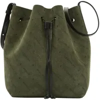 Liebeskind Berlin Schultertasche Monogram Bucket Bag Forest