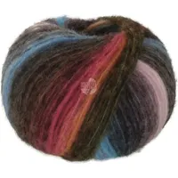 Lana Grossa Bomba 01 - Anthrazit/Lila/Graugrün/Gelb/Orange/Brombeer/Bordeaux/Zitrusgelb/Pink/Flieder
