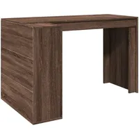 VidaXL Schreibtisch Braun Eichen-Optik 123,5x73,5x75 cm Holzwerkstoff