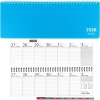 Herlitz Schreibtischkalender transluzent 2026 zufällige Farbe 1 Stück)