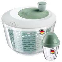 Westmark Salatschleuder Spinderella 4,4 l und Schüttelbecher Mix-Ei 0,25