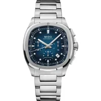 Mido Multifort TV Chronograph Blau Leder-Textil 42,0 mm M049.527.11.041.00