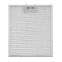 Klarstein Aluminium-Fettfilter 27x32 cm, Klickverschluss, Aluminium) silber