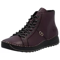 Rieker Schnürstiefelette in rot | Gr.: 41