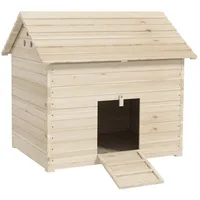 PawHut Kleintierstall 100 x 82,5 x 91 cm beige