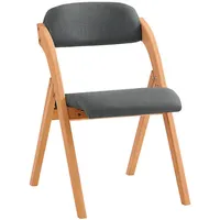 SoBuy Klappstuhl Holz silber