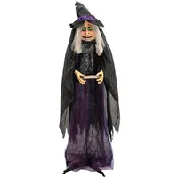 Europalms Halloween Figur Hexe Marie, animiert, 180cm