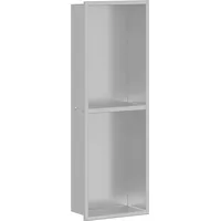 VidaXL Duschnische Silber 60 x 20 x 9,5 cm