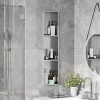 VidaXL Duschnische Silber 90 x 20 x 9.5 cm