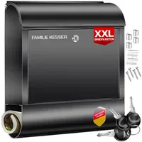 Kesser XXL Edelstahl gebürstet inkl. Zeitungsfach