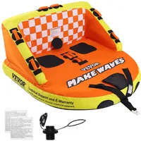 Vevor Schleppschlauch zum Bootfahren, Aufblasbarer Schleppschlauch für 1–2 Fahrer
