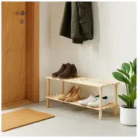 Hti-Living Schuhregal 74 x 30 x 26 cm beige