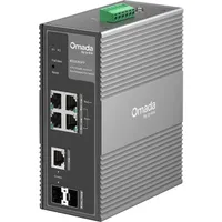 TP-Link Omada Industrial IES206GPP 6× Ports), Netzwerk Switch, Schwarz