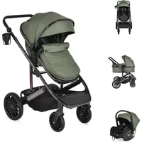 Moni Kombikinderwagen 3 in 1 Grün