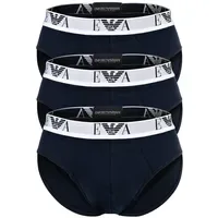 Emporio Armani Slips unifarben Blau S 3er Pack