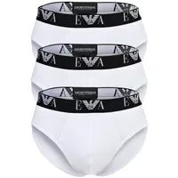 Emporio Armani Slip unifarben weiß L 3er Pack