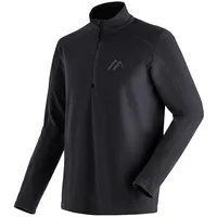 Maier Sports Dennis Fleece Mit Halbem Reißverschluss - Black