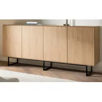 Furn.design Sideboard Kommode Eiche Anrichte 4-türig, 200 x 90