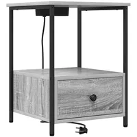 VidaXL Nachtschrank Graues Sonoma 42 x 41 x 56