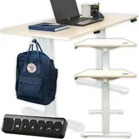 Becke Elektrisch verstellbarer automatischer Stehschreibtisch 120x60 beige